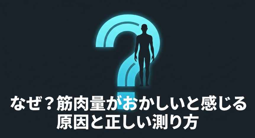 なぜ？筋肉量がおかしいと感じる原因と正しい測り方